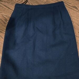 Elegant Navy Blue Women's Skirt